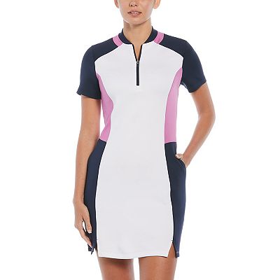 Women's Grand Slam Colorblock Golf Mini Dress