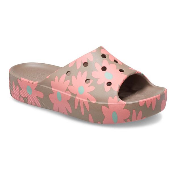 Women's platform slide sandal