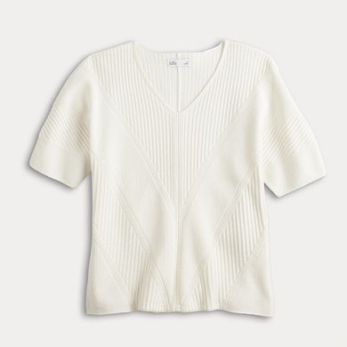 Women's Croft & Barrow® V-Neck Sweater