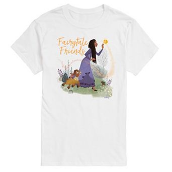 Disney's Wish Men's Fairytale Friends Graphic Tee