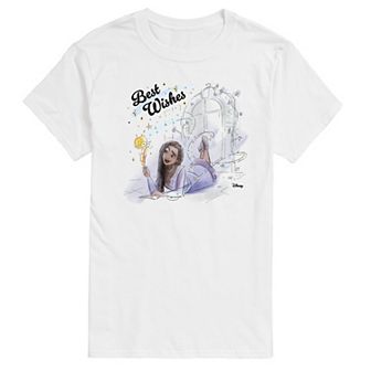 Disney's Wish Asha and Star Men's Best Wishes Graphic Tee
