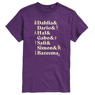 Disney's Wish Men's Names Graphic Tee