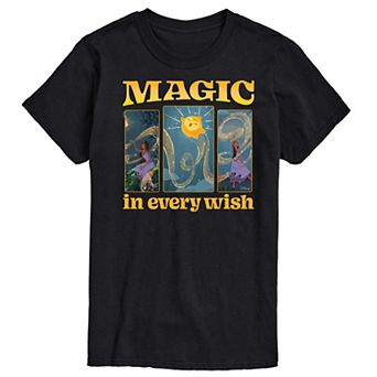 Disney's Wish Asha & Star Men's Magic In Every Wish Graphic Tee