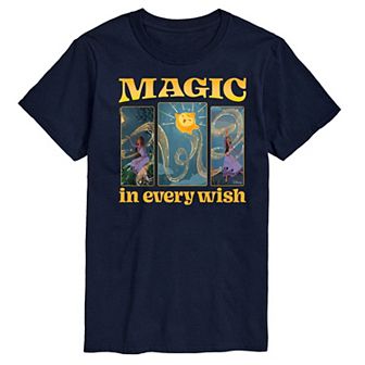 Disney's Wish Asha & Star Men's Magic In Every Wish Graphic Tee