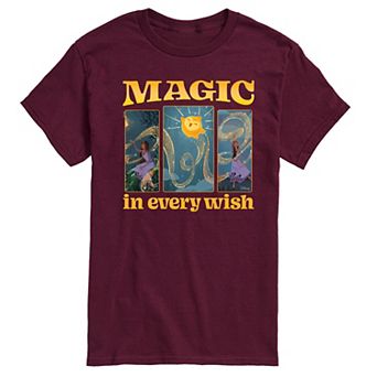 Disney's Wish Asha & Star Men's Magic In Every Wish Graphic Tee