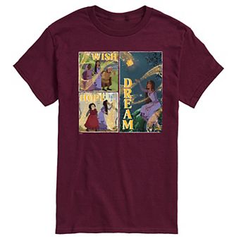 Disney's Wish Men's Wish Hope Dream Graphic Tee