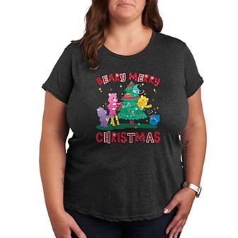 Plus Care Bears Beary Merry Christmas Graphic Tee