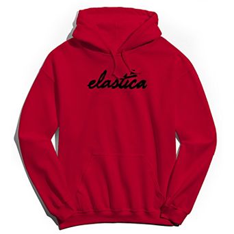 Mens Elastica Elastica logo Graphic Fleece Hoodie