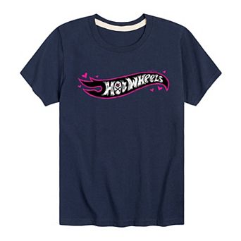 Boys 8-20 Hot Wheels Heart Eyes Skull Logo Graphic Tee
