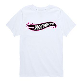 Boys 8-20 Hot Wheels Heart Eyes Skull Logo Graphic Tee