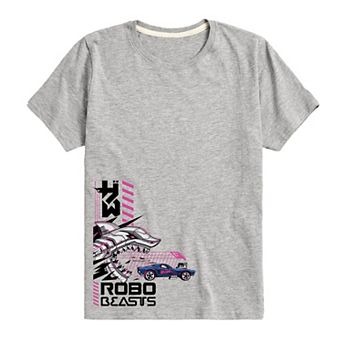 Boys 8-20 Hot Wheels Shark Robo Beasts Graphic Tee