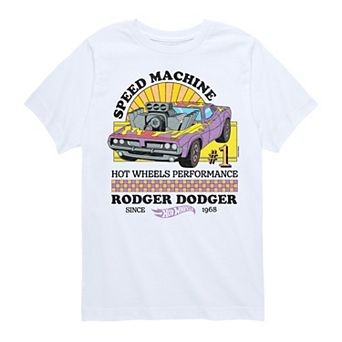 Boys 8-20 Hot Wheels 70s Rodger Dodgers Graphic Tee