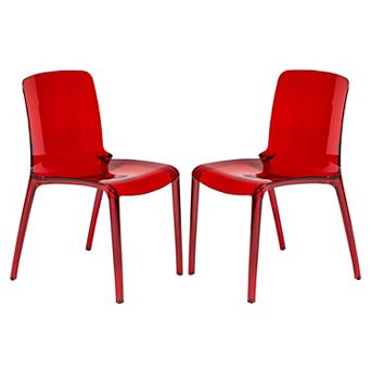 LeisureMod Murray Modern Dining Chair, Set of 2