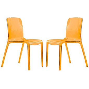 LeisureMod Murray Modern Dining Chair, Set of 2