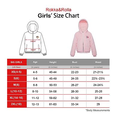 Girl's Rokka&Rolla Sherpa Fleece Jacket