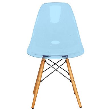 LeisureMod Dover Molded Side Chair