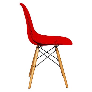 LeisureMod Dover Molded Side Chair