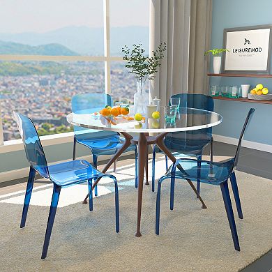 LeisureMod Murray Modern Dining Chair, Set of 4