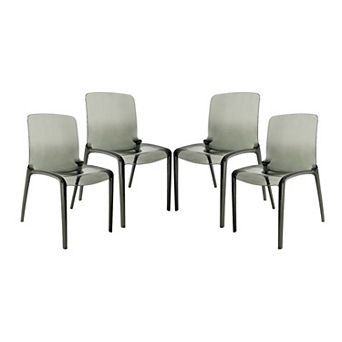 LeisureMod Murray Modern Dining Chair, Set of 4