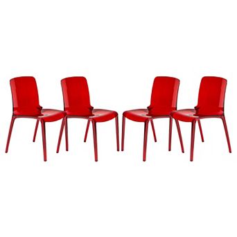 LeisureMod Murray Modern Dining Chair, Set of 4