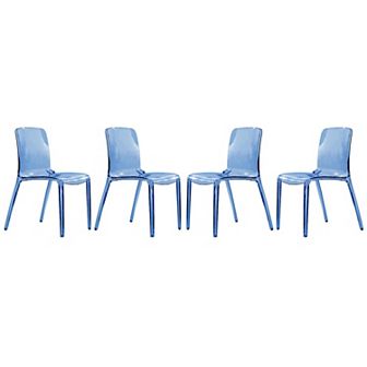 LeisureMod Murray Modern Dining Chair, Set of 4