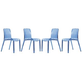 LeisureMod Murray Modern Dining Chair, Set of 4