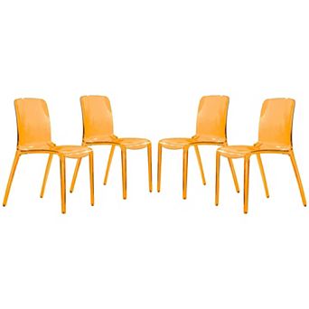 LeisureMod Murray Modern Dining Chair, Set of 4
