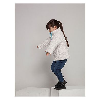 Girls' Rokka&Rolla Reversible Fleece Puffer Jacket