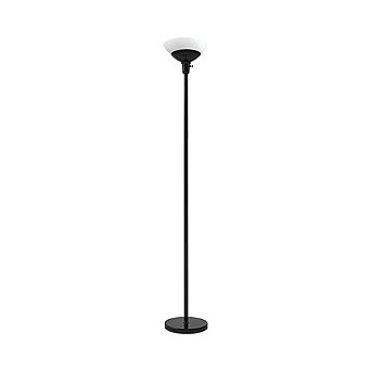 Torchiere 69 in Tall LED Floor Lamp, Matte Black