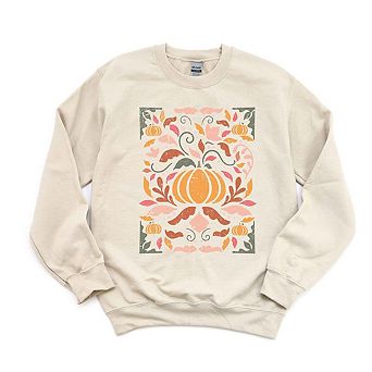 Fall Floral Grunge Sweatshirt