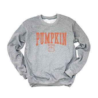 Pumpkin Spice Varsity Sweatshirt