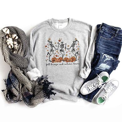 Fall Breeze Skeletons Sweatshirt