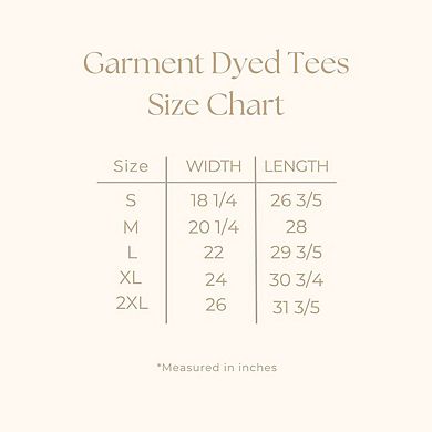 Christmas Collage Garment Dyed Tees