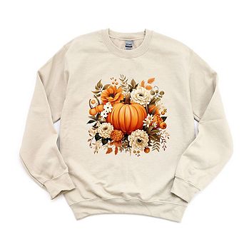 Pumpkin Floral Arrangements Sweatshirt