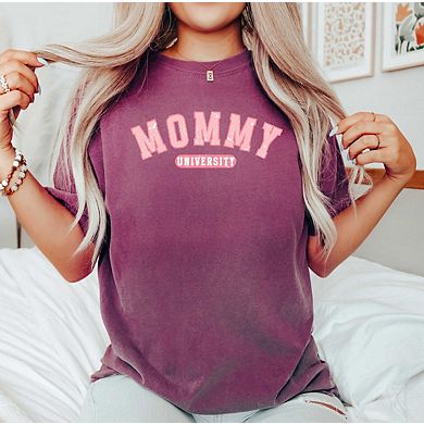 Simply Sage Market Varsity Mommy University Garment Dyed Tee