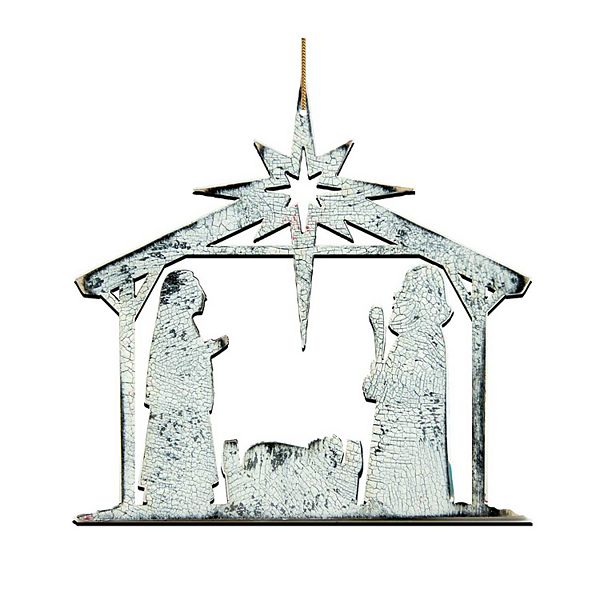 Rising Star Nativity 24-Inch Handcrafted Wooden Door Decor by G ...