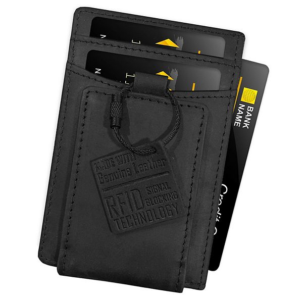 Slim Wallets For Men - Leather Money Clip Mens Wallet - RFID Blocking Front Pocket Bifold Wallet Minimalist Credit Card Holder With Gift Box I.196214868