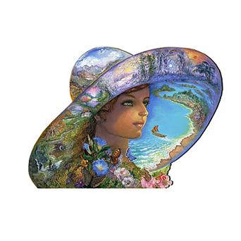 Hat of Timeless Places Wall Hanger 24-Inch Handcrafted Wooden Christmas Décor by Josephine Wall