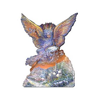 Snow Angel 24-Inch Handcrafted Wooden Door Hanger and Wall Art by Josephine Wall - Christmas Decor