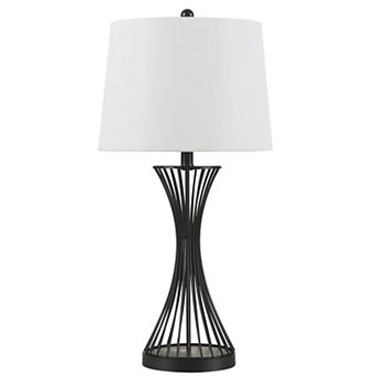 Illumina Curved Black Metal Table Lamp