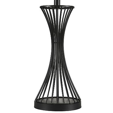 Illumina Curved Black Metal Table Lamp