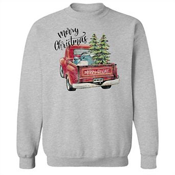 Men's Merry Christmas Fleece Sweatshirt