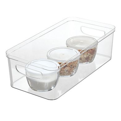 iDesign Crisp Bin 8" x 16" x 5" Clear Bin