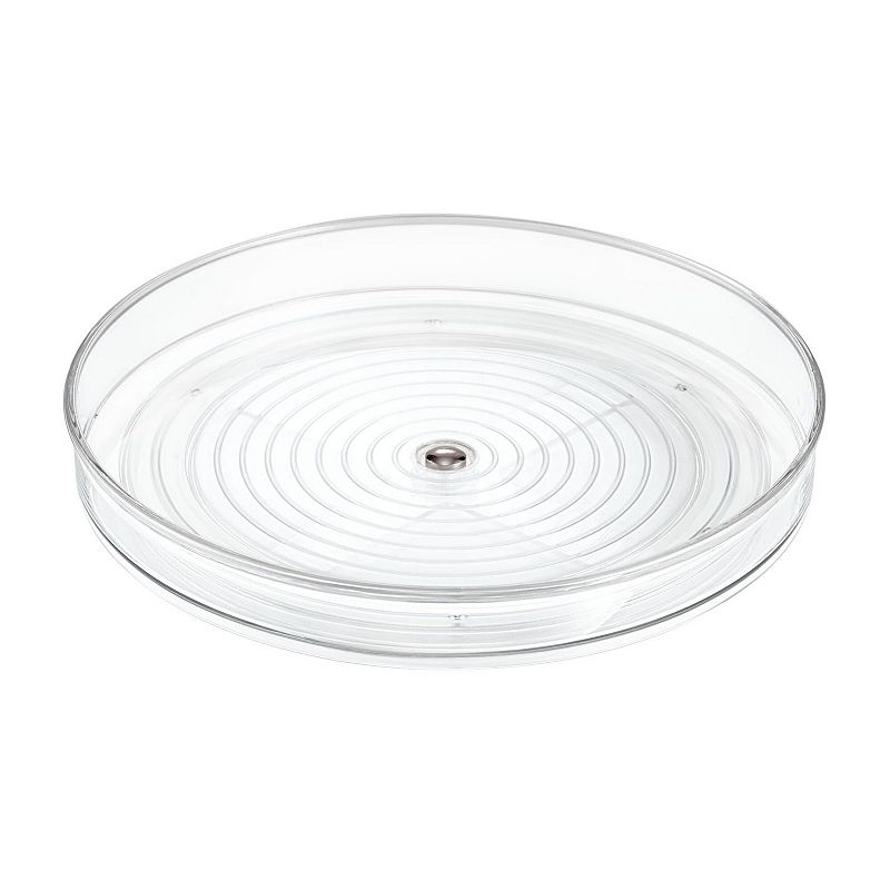 iDesign Linus 11-in. Clear Turntable