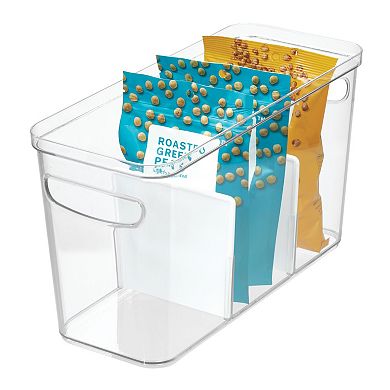 iDesign Crisp Divided Bin 6" x 14" x 8"