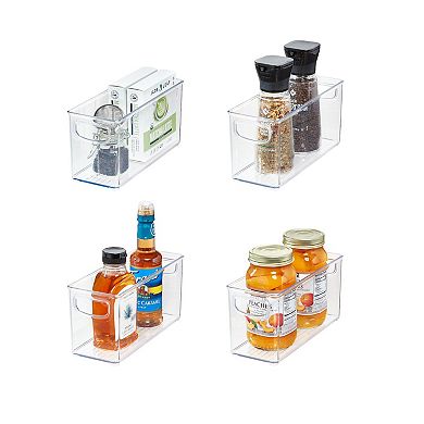 iDesign Set of 4 Linus Storage Bins