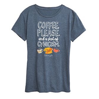 Women's Gilmore Girls Coffee Cynicism Graphic Tee