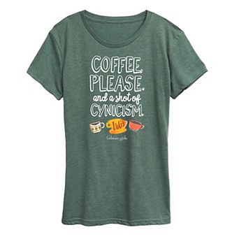Women's Gilmore Girls Coffee Cynicism Graphic Tee