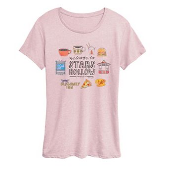 Women's Gilmore Girls Stars Hollow Grid Graphic Tee