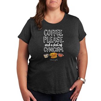 Plus Gilmore Girls Coffee Cynicism Graphic Tee